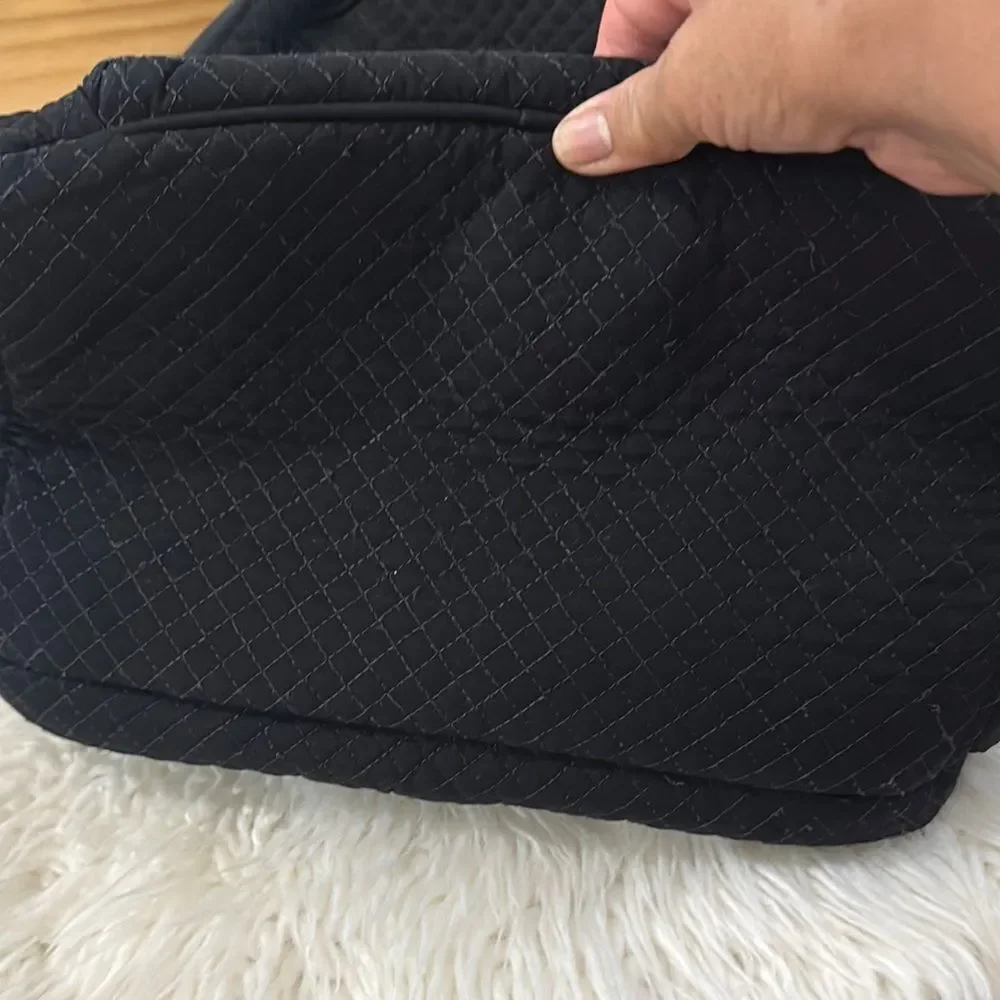 Vera Bradley Black Quilted Backpack